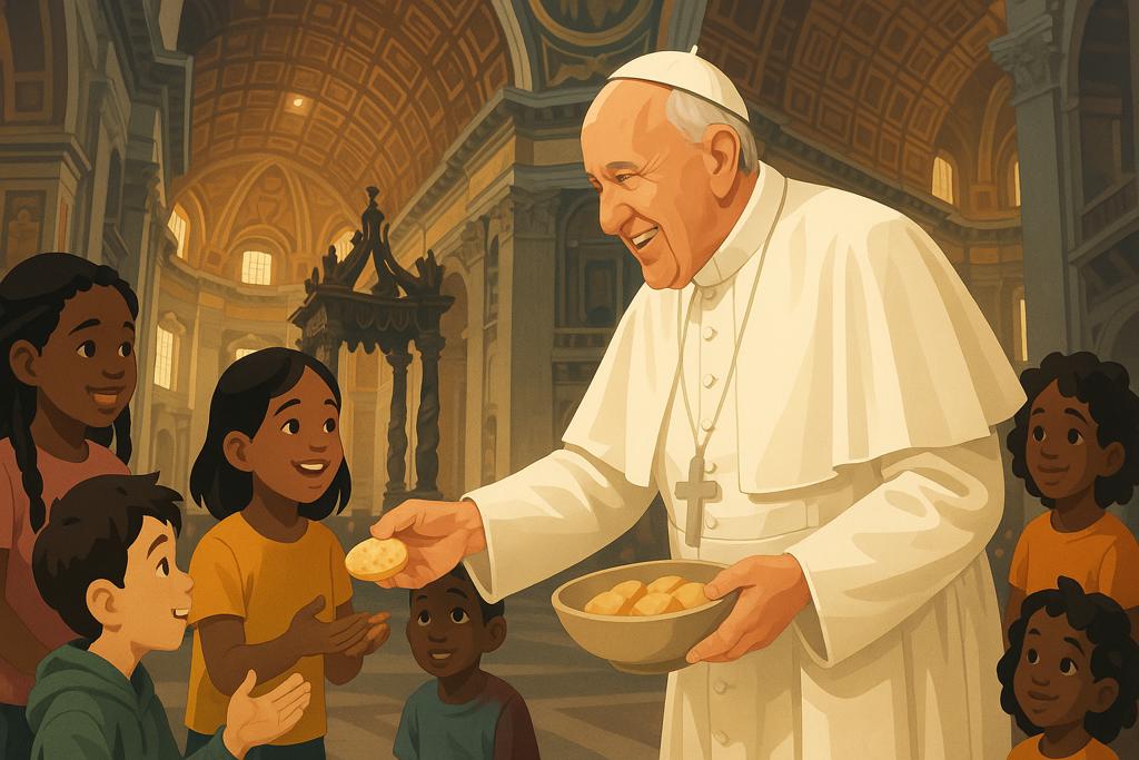 Preghiera a Papa Francesco per l'aiuto e la salute dei bambini poveri